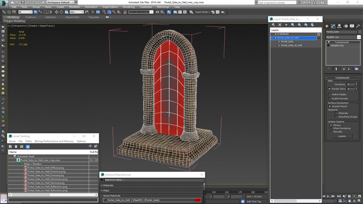 Portal Gate to Hell 3D model