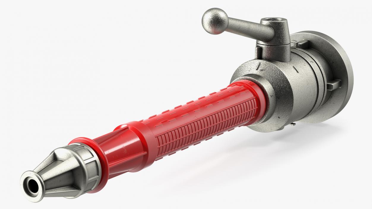 3D Plastic Fire Fighting Hose Nozzle model