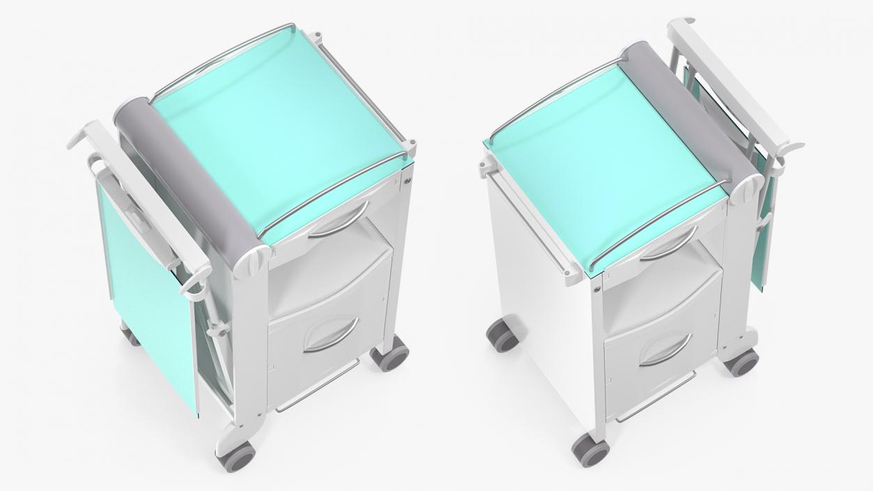 3D Self Service Bedside Cabinet model