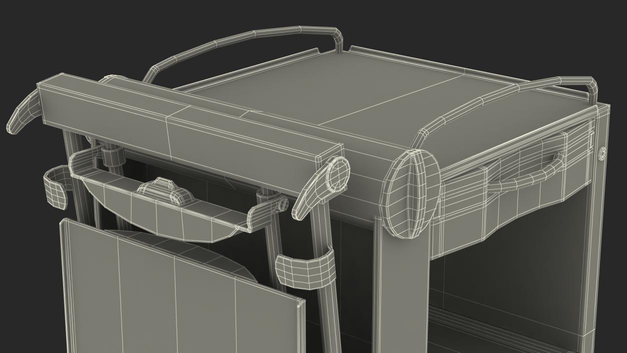 3D Self Service Bedside Cabinet model