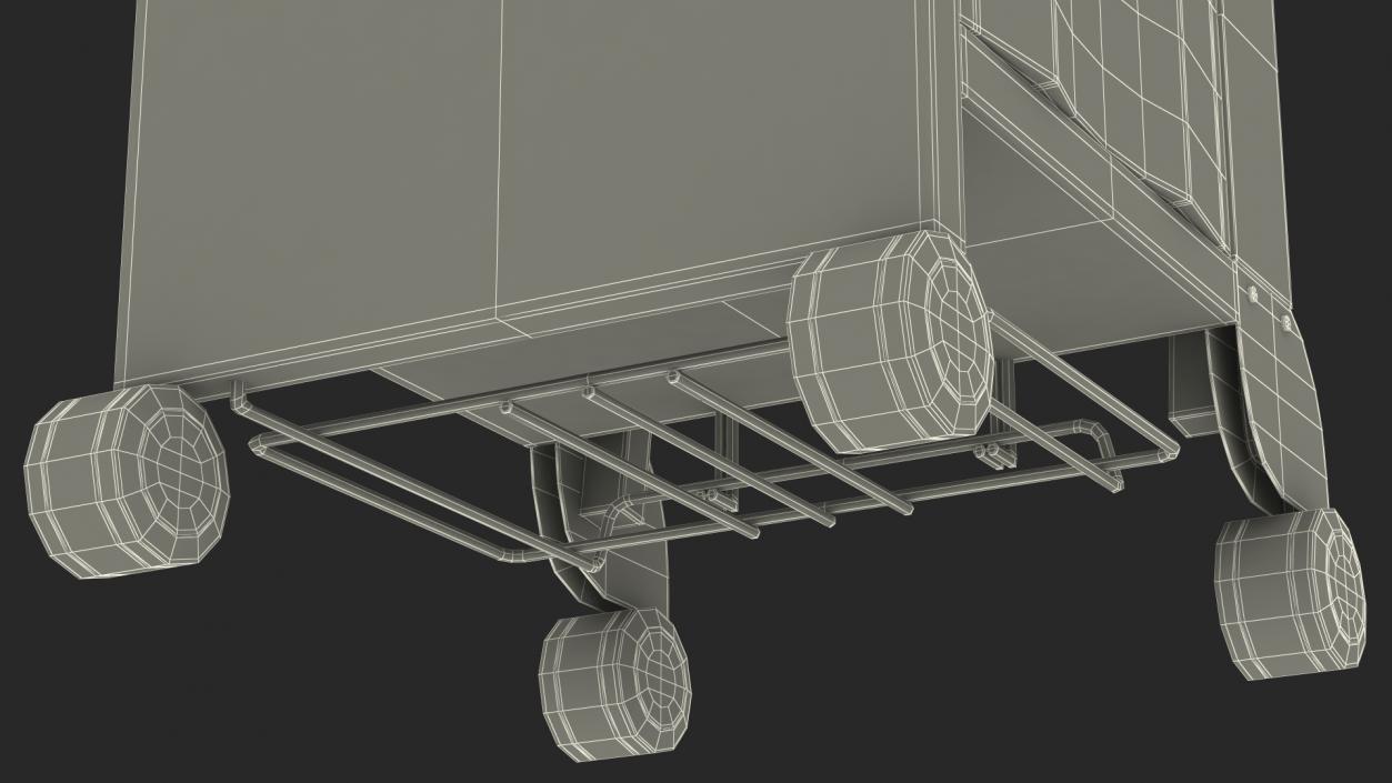 3D Self Service Bedside Cabinet model