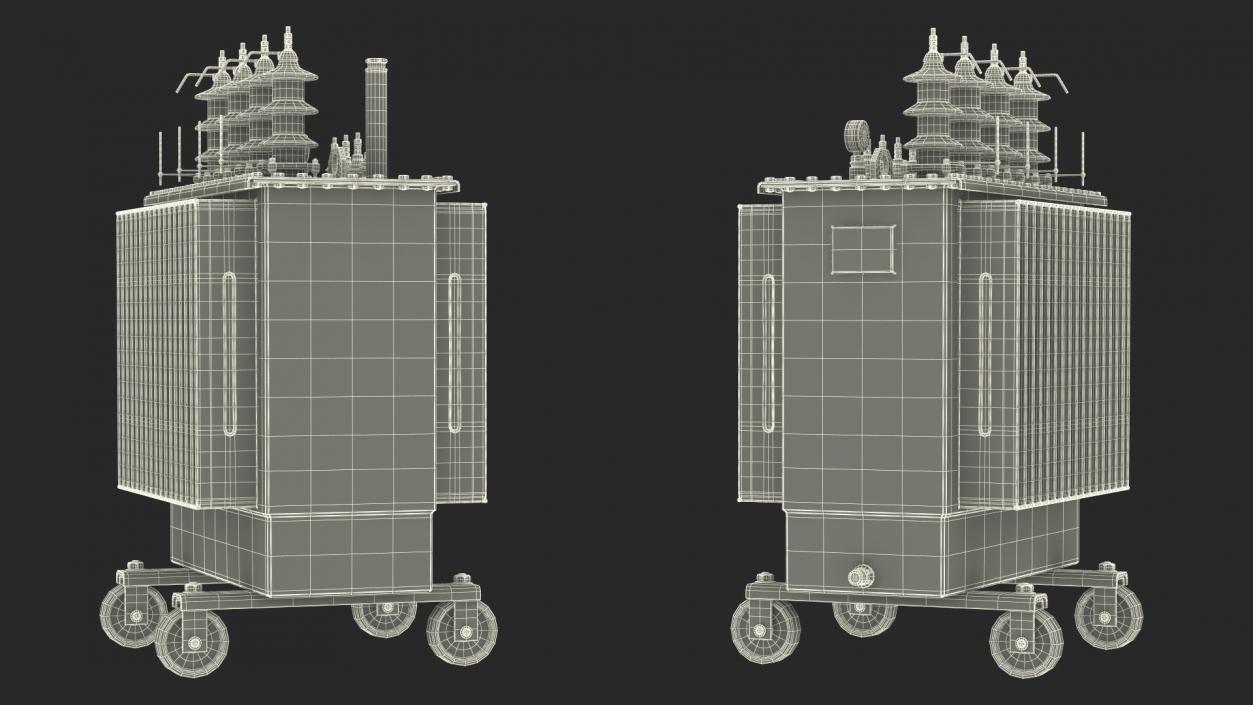 3D model Electric Transformer