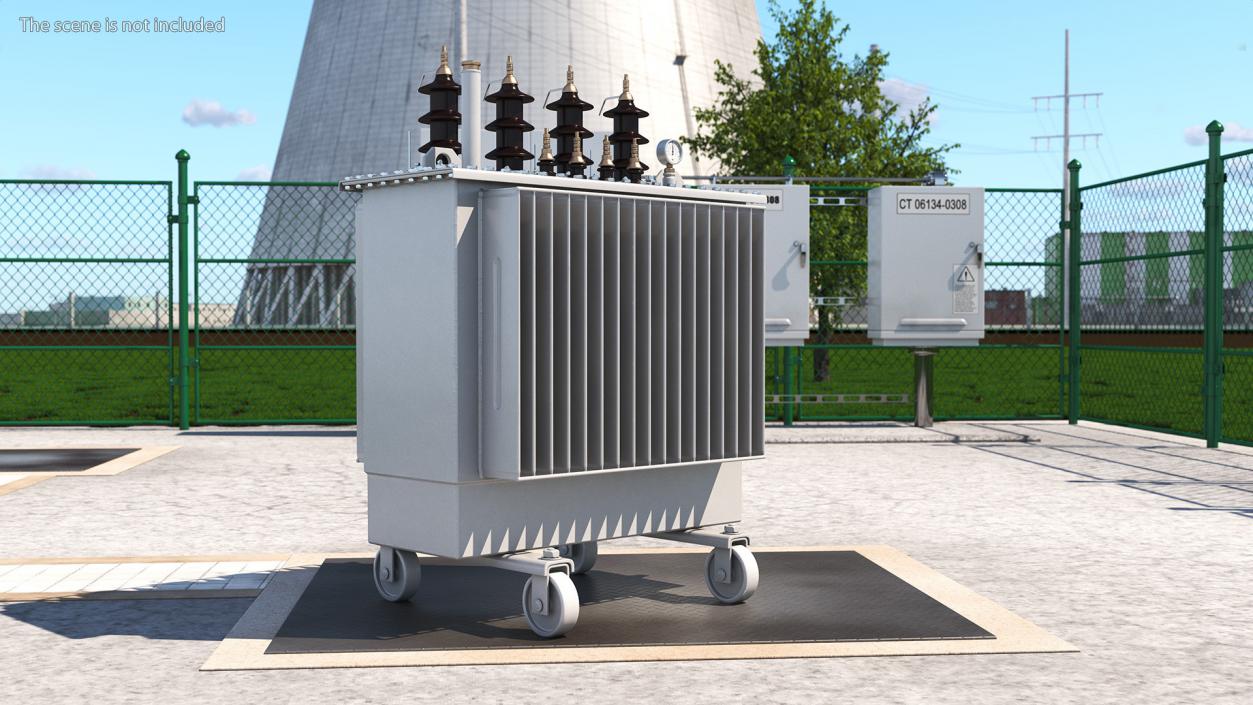 3D model Electric Transformer