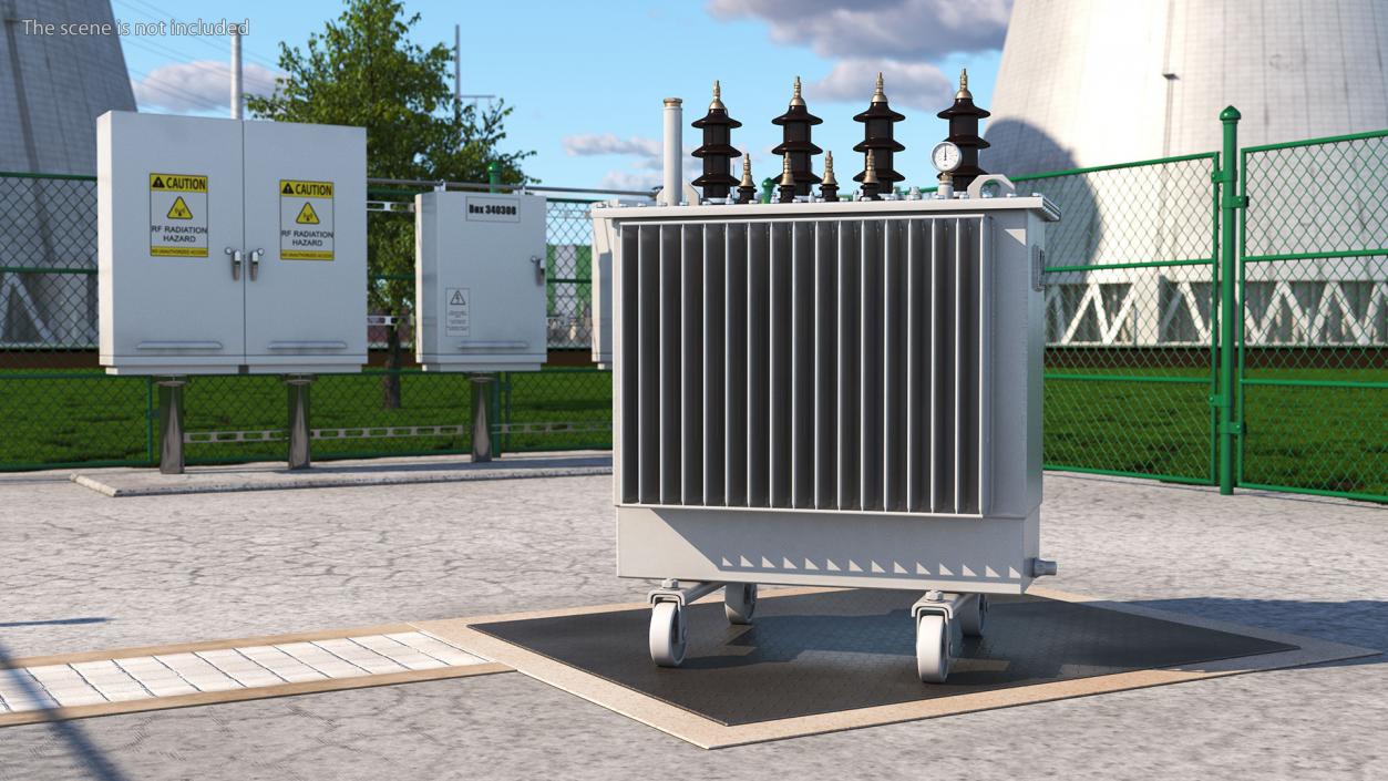 3D model Electric Transformer