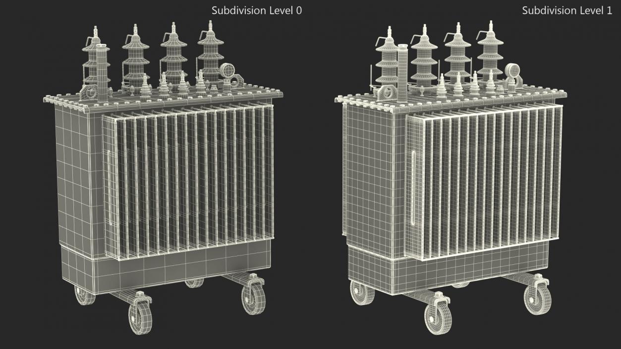 3D model Electric Transformer