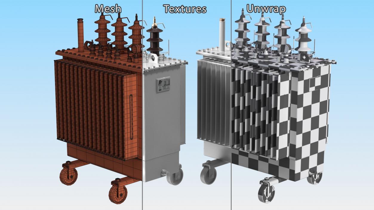 3D model Electric Transformer