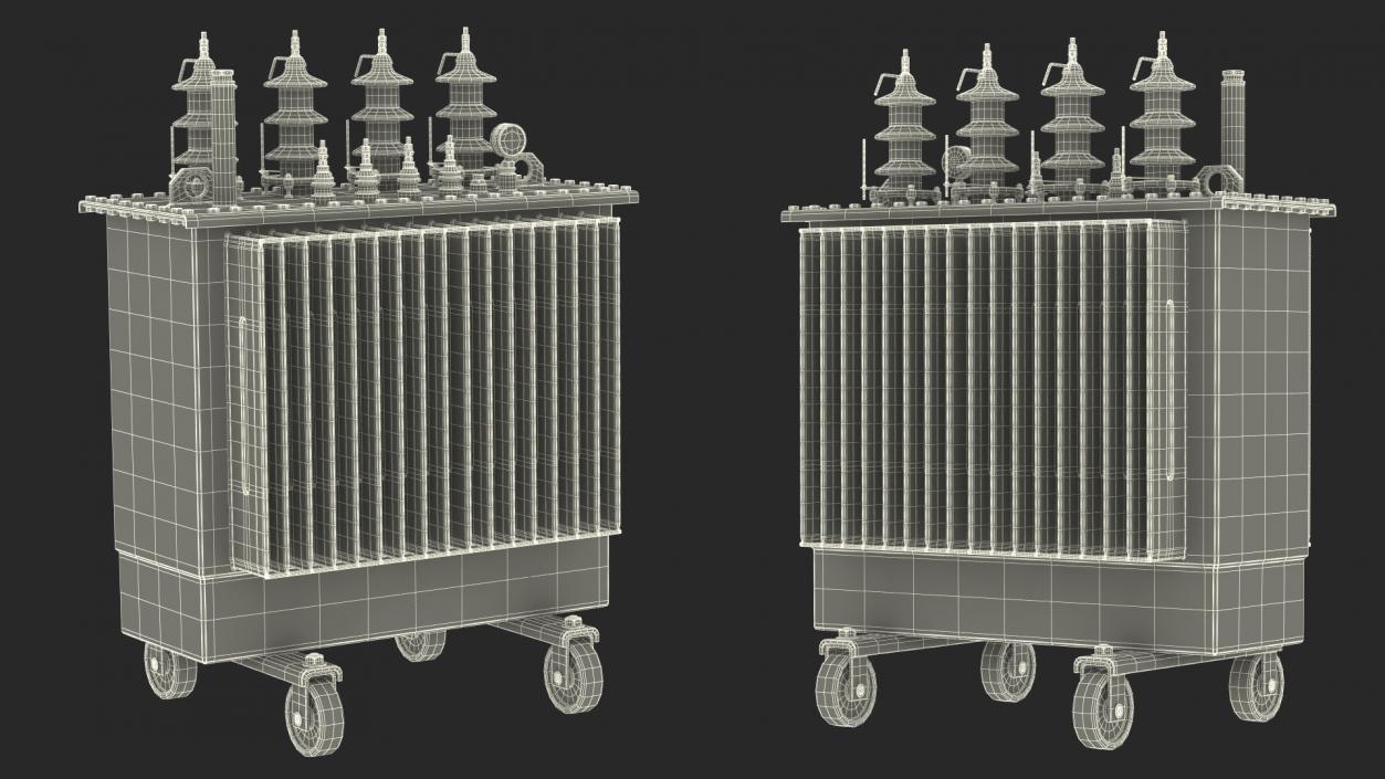 3D model Electric Transformer