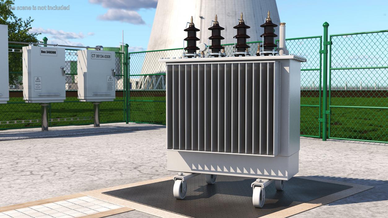 3D model Electric Transformer