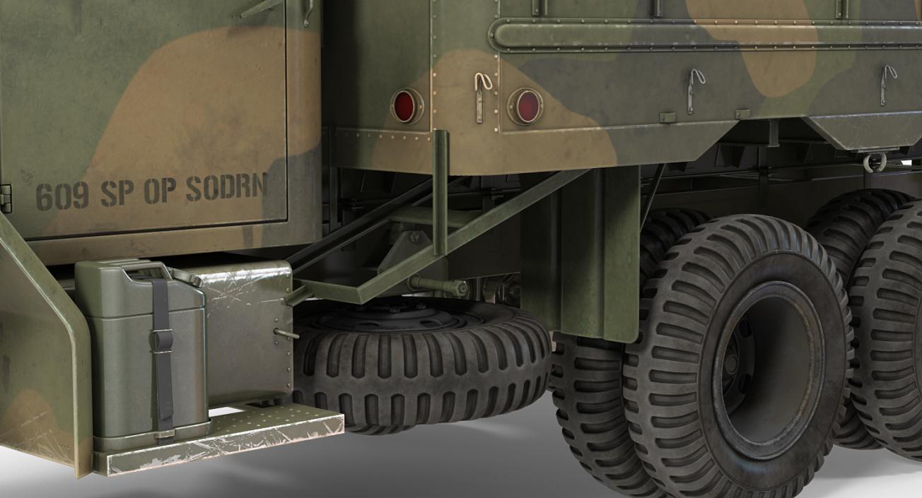 US Truck M109 Shop Van Rigged 3D model