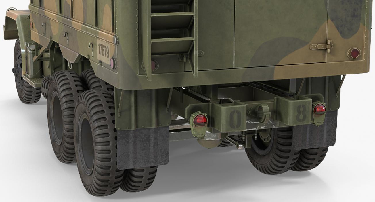 US Truck M109 Shop Van Rigged 3D model