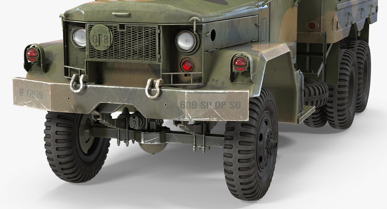 US Truck M109 Shop Van Rigged 3D model