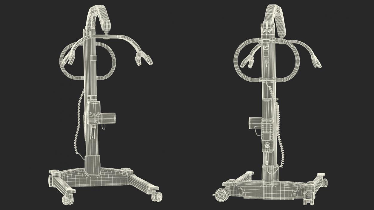 Patient Lift Rigged 3D model