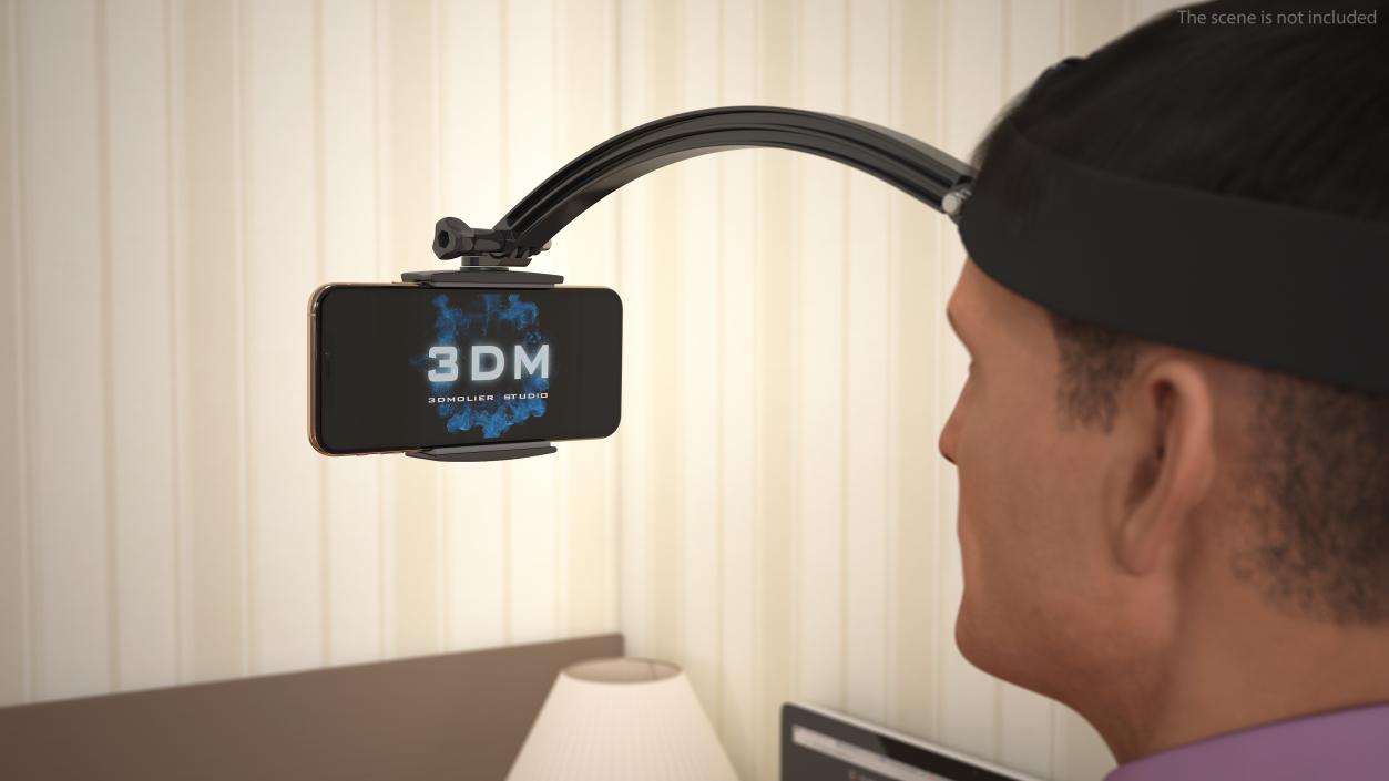 3D Head Mount Smartphone Holder model