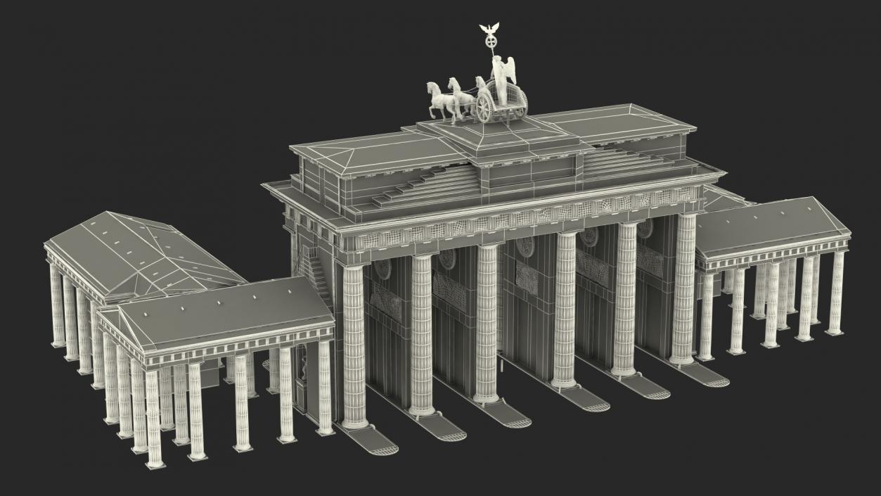 3D Brandenburg Gate