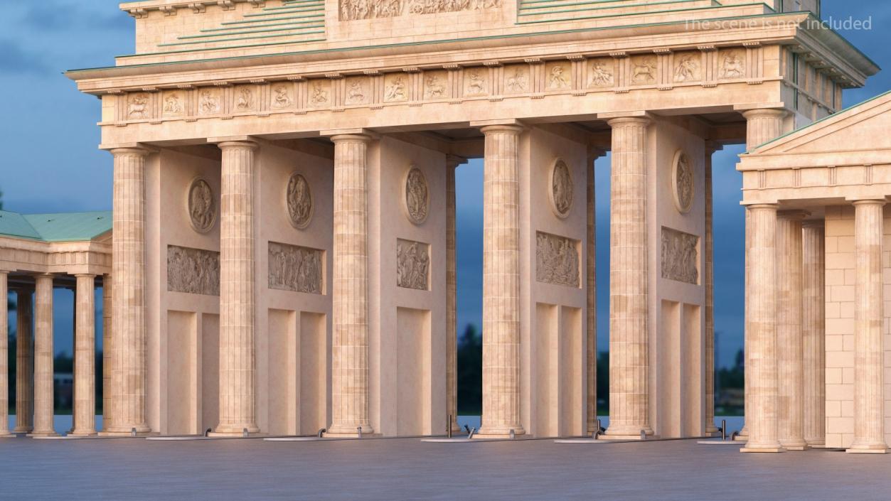 3D Brandenburg Gate