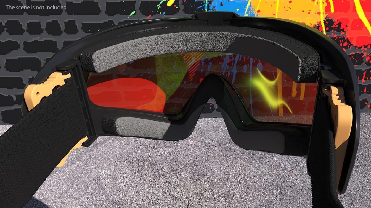 3D model Airsoft Paintball Googles