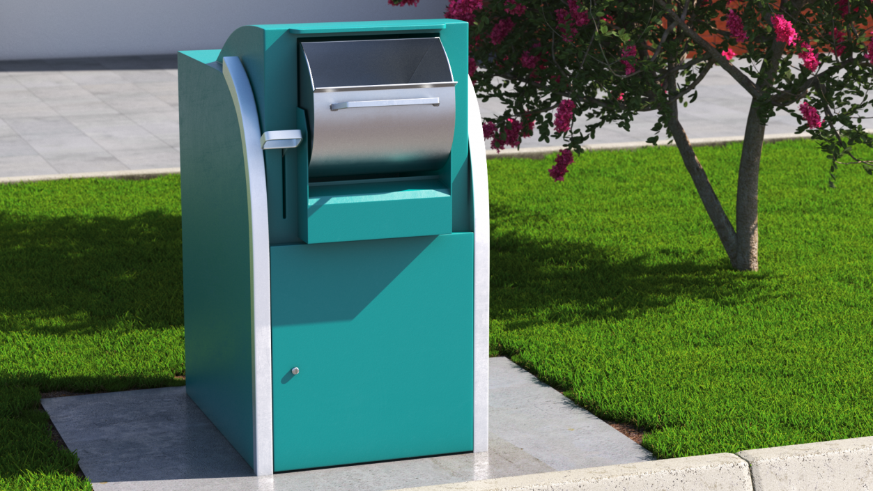 Drop Box Open Large 3D model