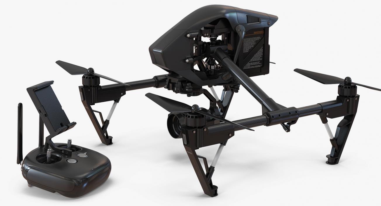 DJI Inspire 1 Quadcopter Black Edition Set 3D