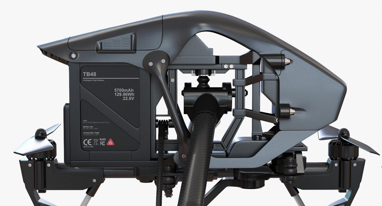 DJI Inspire 1 Quadcopter Black Edition Set 3D