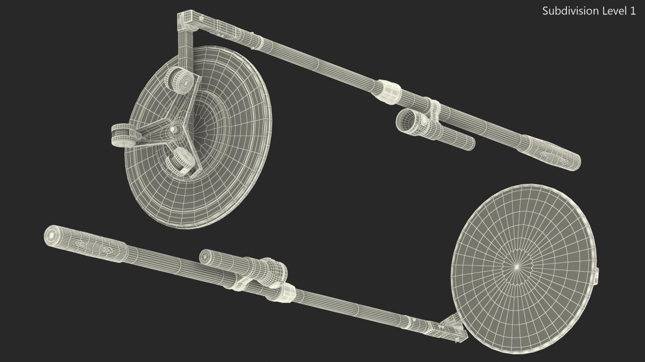 3D Telescopic Under Car Inspection Mirror model