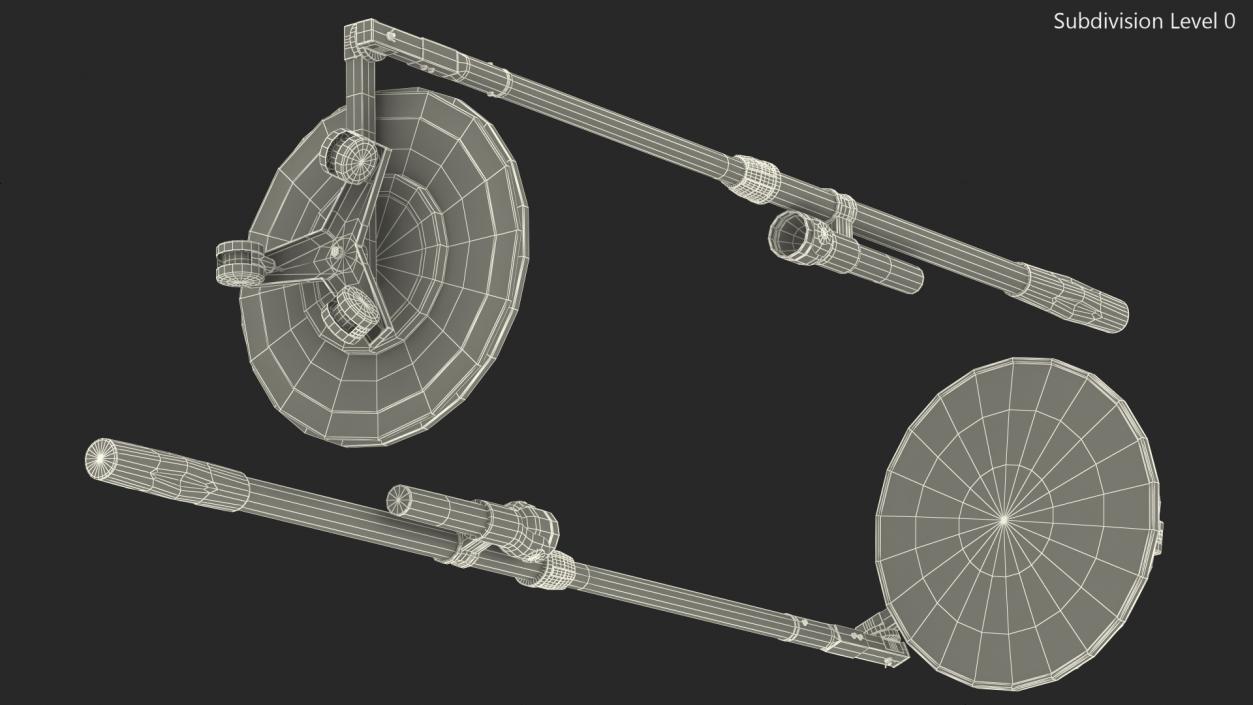 3D Telescopic Under Car Inspection Mirror model