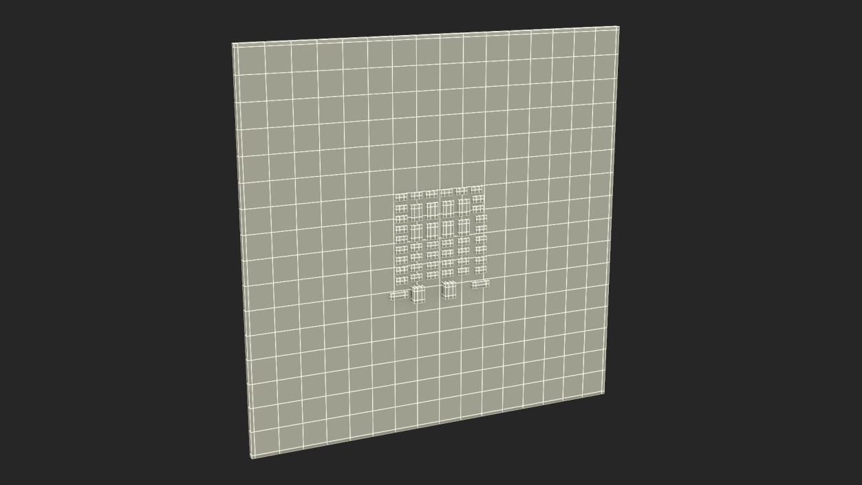 3D model Apple M1 Series Chip