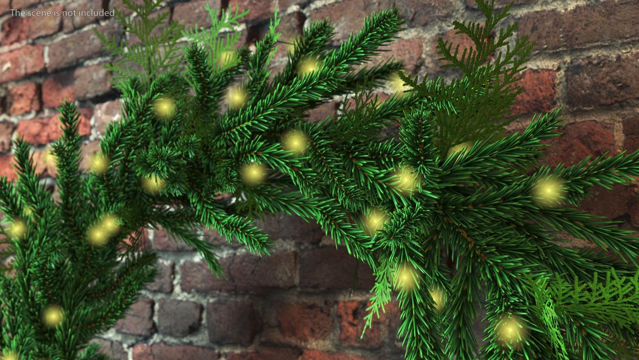 Christmas Wreath Garland 3D model