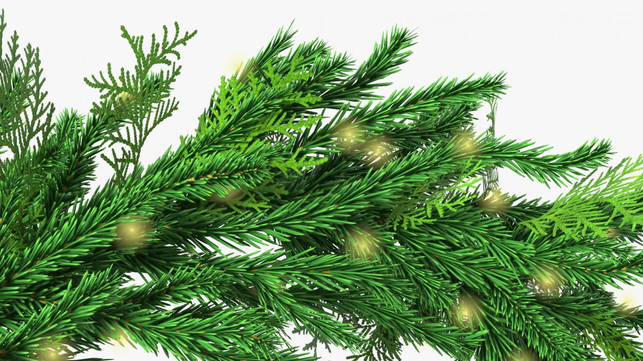 Christmas Wreath Garland 3D model