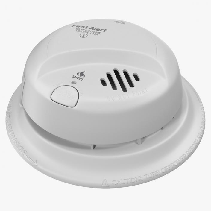 3D model Smoke Detector First Alert BRK