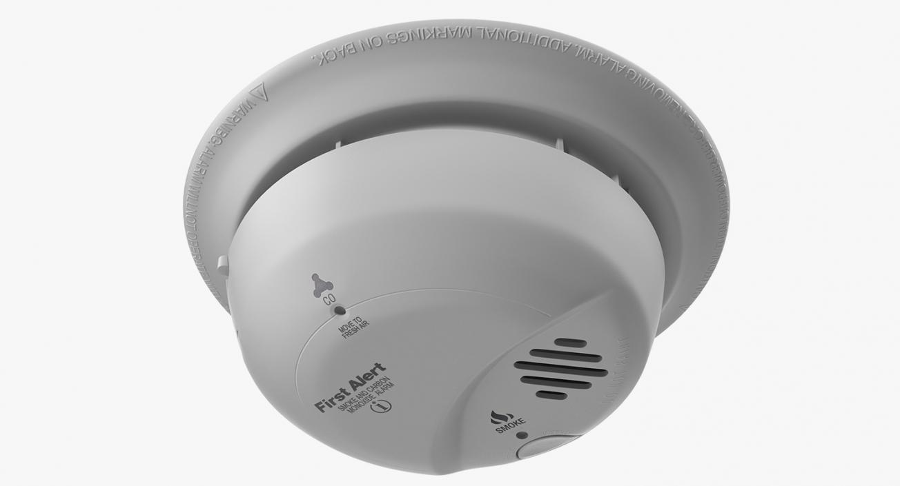 3D model Smoke Detector First Alert BRK