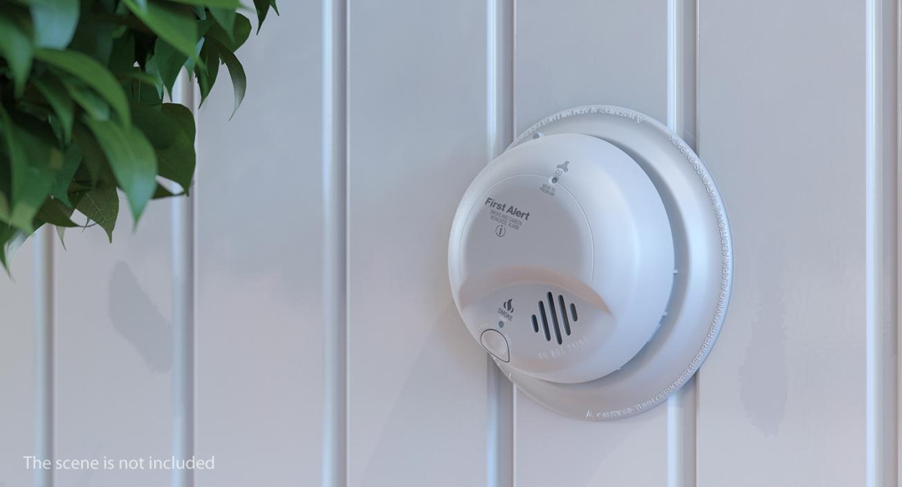 3D model Smoke Detector First Alert BRK