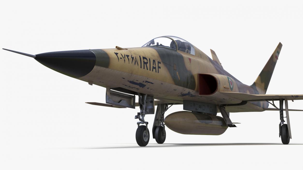 3D Iranian HESA Saeqeh Fighter Aircraft