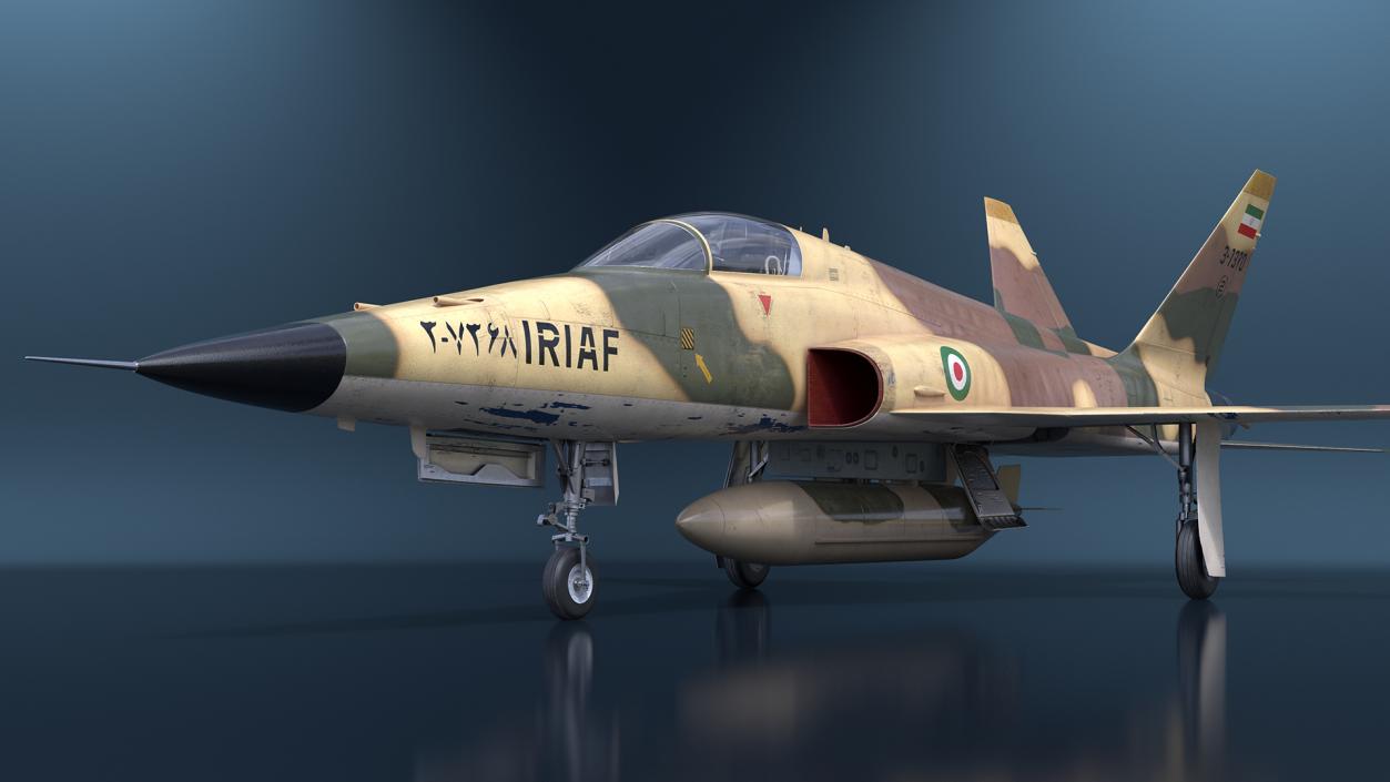 3D Iranian HESA Saeqeh Fighter Aircraft