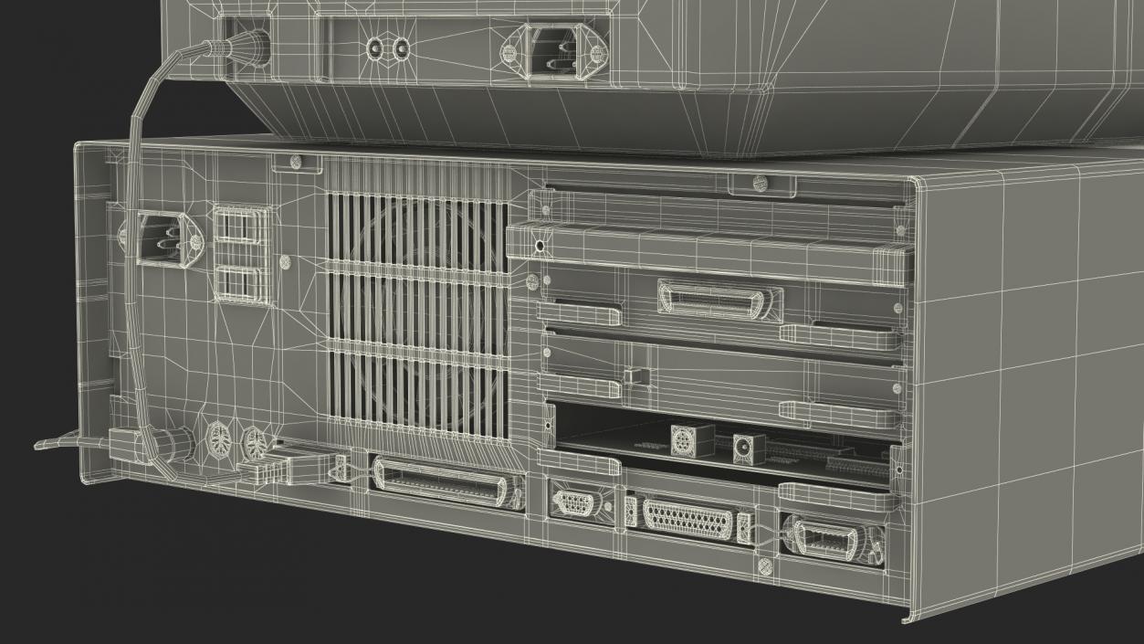 3D Old Classic Personal Desktop PC