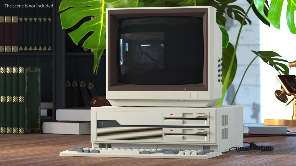 3D Old Classic Personal Desktop PC