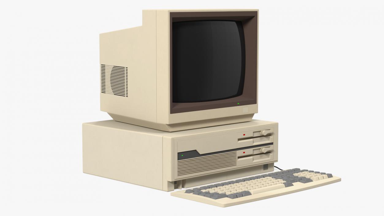 3D Old Classic Personal Desktop PC