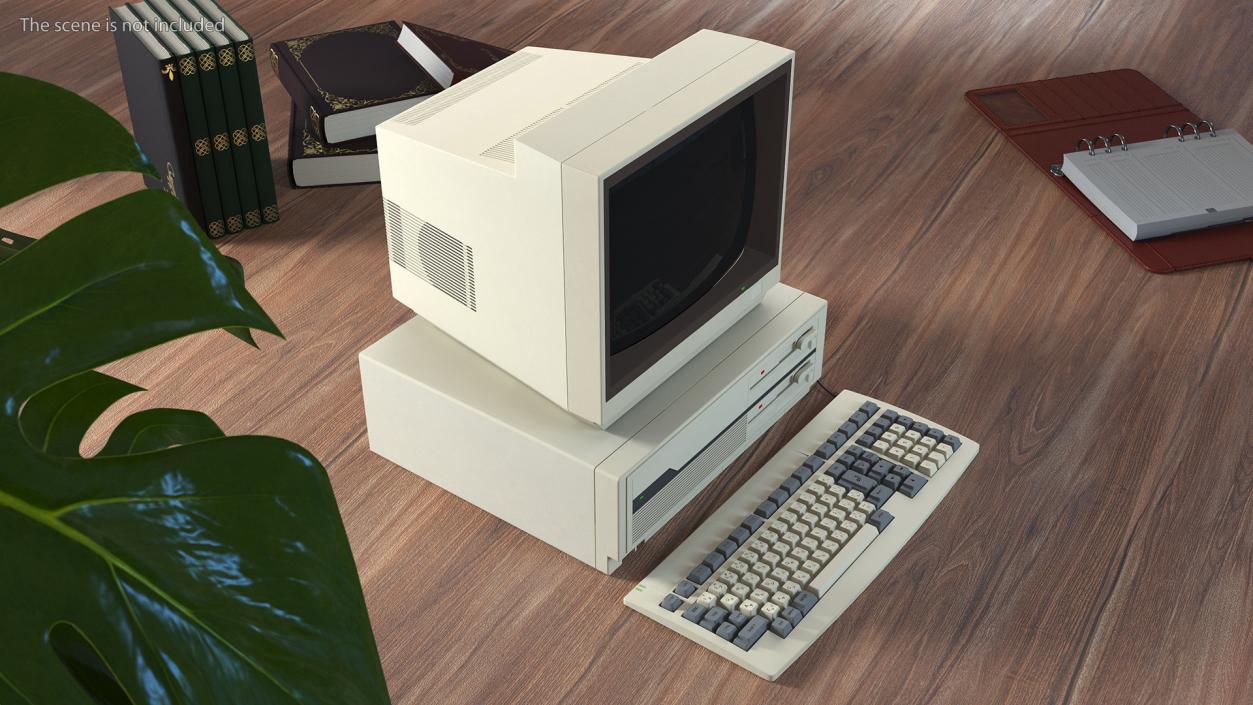 3D Old Classic Personal Desktop PC