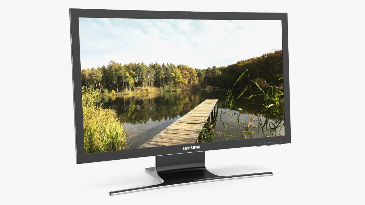 3D model Curved Screen PC Samsung ATIV One 7