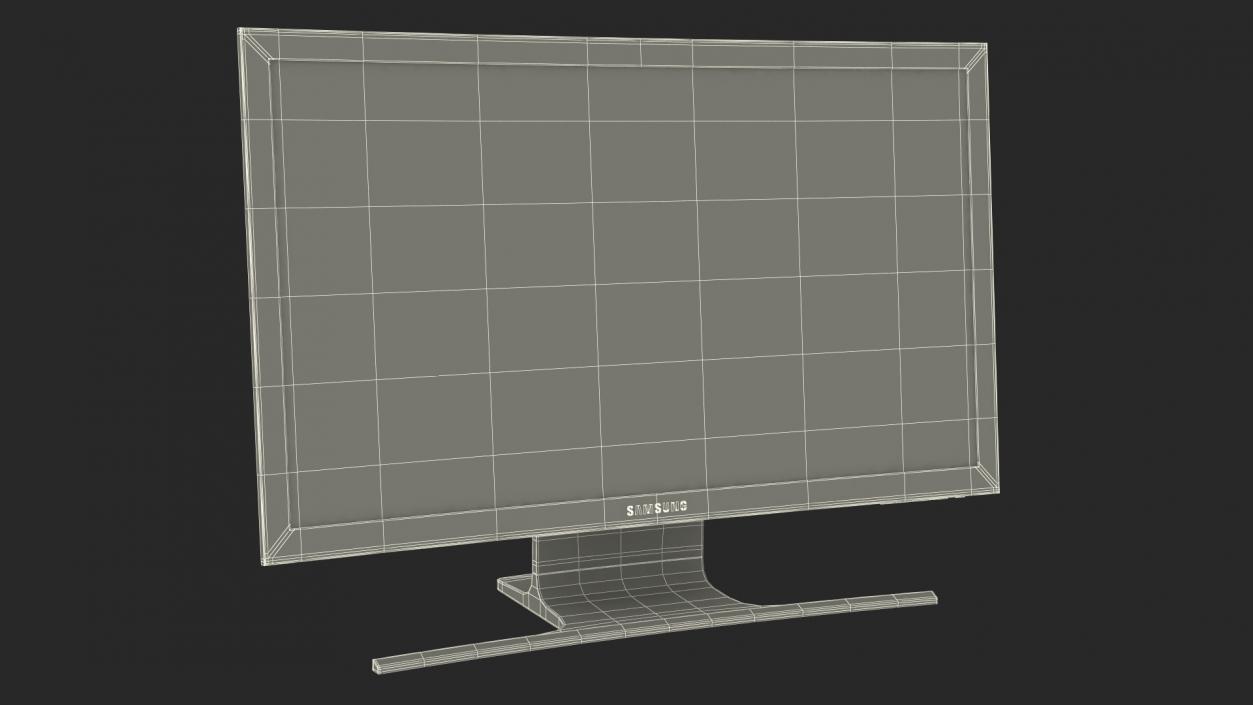 3D model Curved Screen PC Samsung ATIV One 7