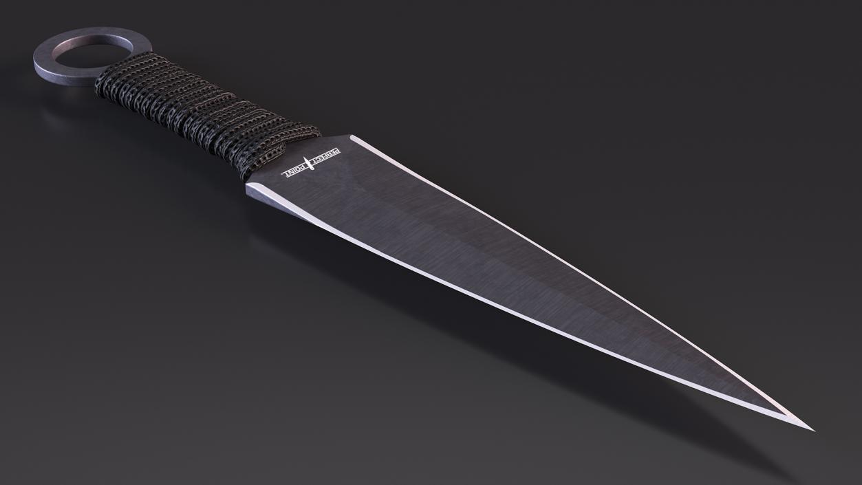 3D model Point Throwing Knife