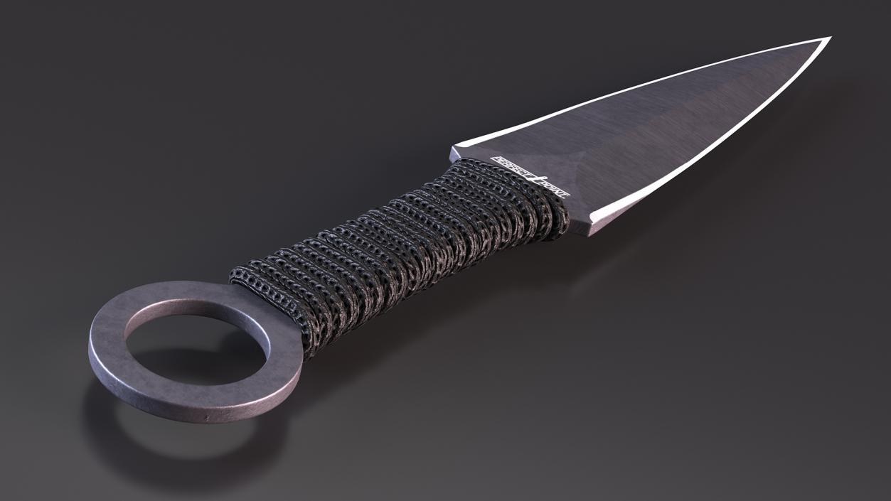 3D model Point Throwing Knife