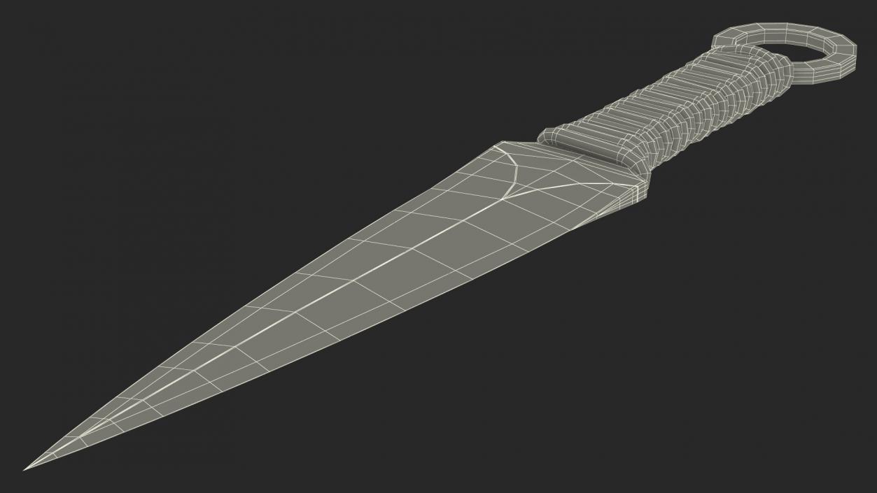 3D model Point Throwing Knife