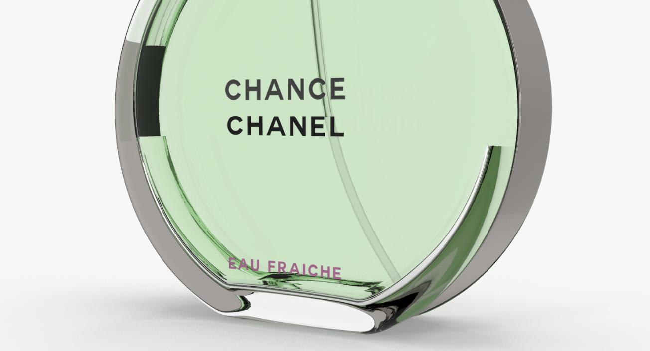 Chanel Chance Eau Fraiche Parfum Bottle 3D model