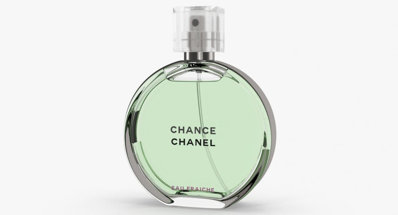 Chanel Chance Eau Fraiche Parfum Bottle 3D model