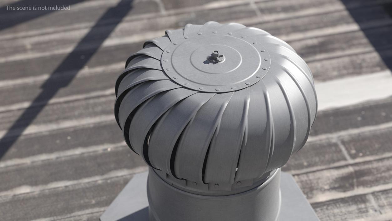 Roof Turbine Vent 3D