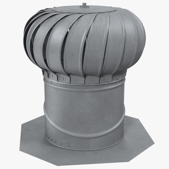 Roof Turbine Vent 3D