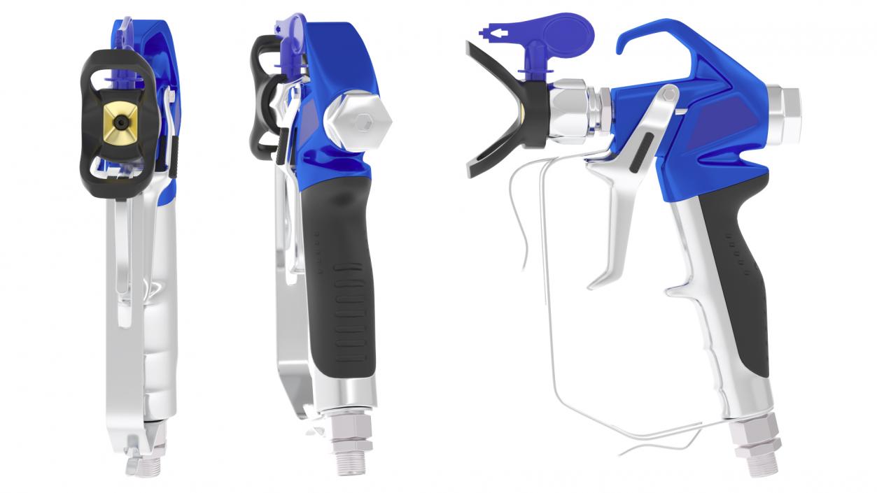 3D Airless Paint Spray Gun model