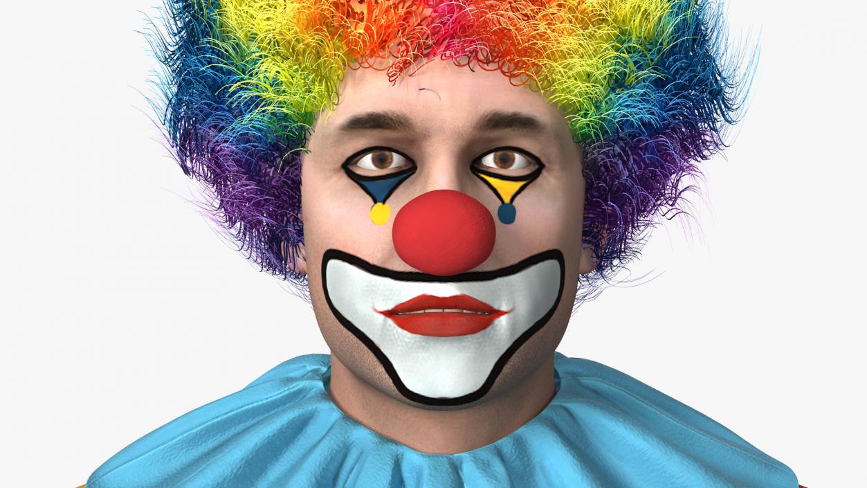 Clown Suit Fur 3D model