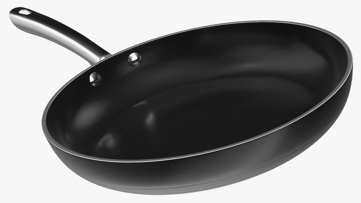 Frying Pan Set 3D model