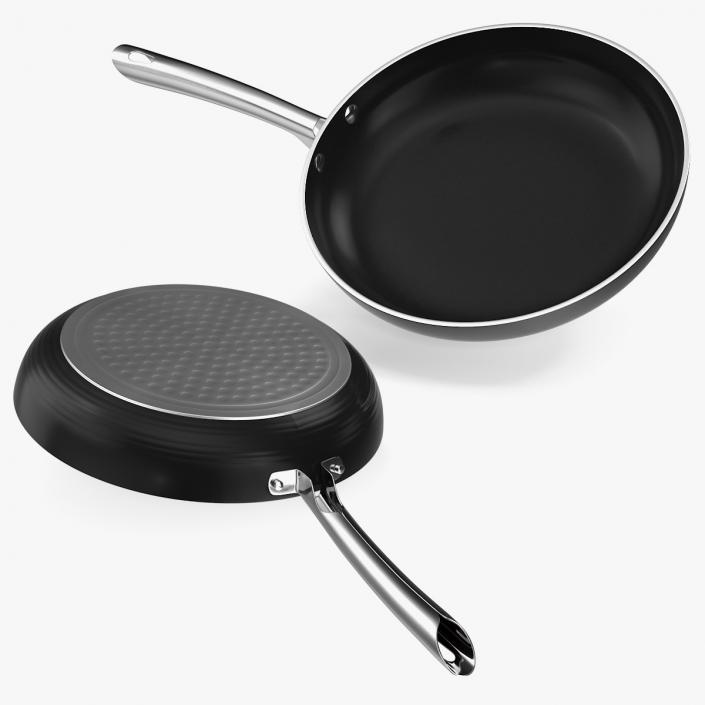 Frying Pan Set 3D model